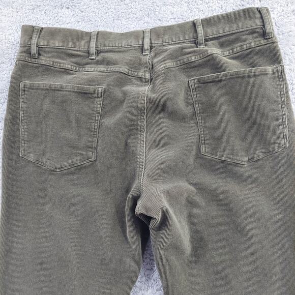 Jos. A Bank Pants Men's 38X32 Olive Corduroy Cotton Blend Tailored Fit Pockets - Picture 15 of 15